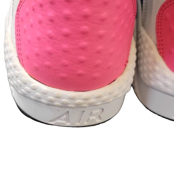 Nike Air Huarache Run Mid Sneakers White Blue Pink Shoe Women Size 10 - Picture 14 of 16